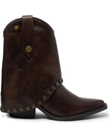 BOTÍN ISTERIA CON SOLAPA INTERCAMBIABLE - MOKA MARRÓN MARRON