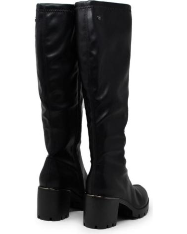 ISTERIA BOTA ALTA CON TACON PARA MUJER 612 COLOR NEGRO