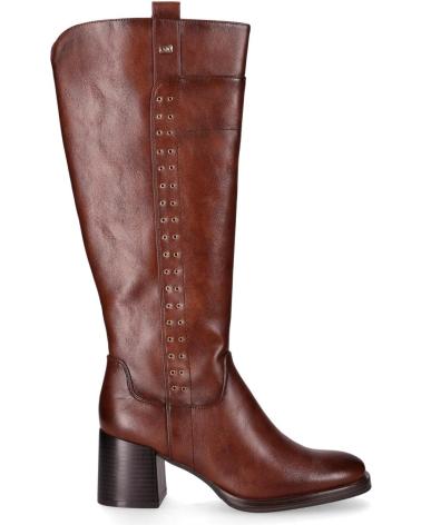 STIVALE ALTO CHIKA10 TUKANA 04 MARRONE - STILE WESTERN TACCO LARGO MARRON-BROWN