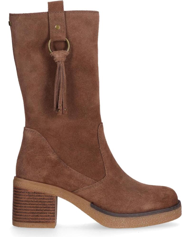 CHIKA10 AMELIA 03 STIEFELETTEN AUS WILDLEDERIMITAT TAUPE TAUPE-TAUPE