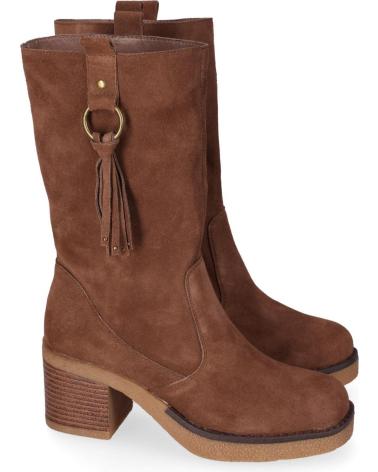 CHIKA10 AMELIA 03 STIEFELETTEN AUS WILDLEDERIMITAT TAUPE TAUPE-TAUPE