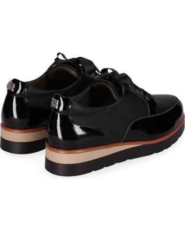 CHAUSSURES RICHELIEU CHIKA10 RE FICUS 01 NOIRES EN CUIR VERNI À PLATEFORME NEGRO-BLACK
