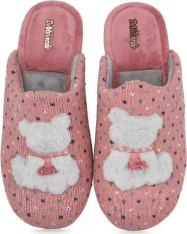 DEVALVERDE 1176 HOME SLIPPERS - SALMON SALMON