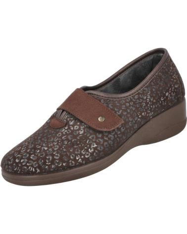 ZAPATILLAS CERRADAS DEVALVERDE 2223 MARRÓN CON CIERRE AJUSTABLE MARRON