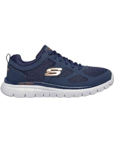 SKECHERS AGOURA 52635 NVR TÊNIS CASUAL MASCULINO AZUL MARINHO NVOR