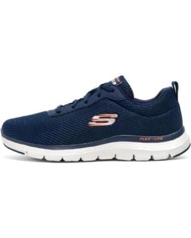 SKECHERS AGOURA 52635 NVR TÊNIS CASUAL MASCULINO AZUL MARINHO NVOR