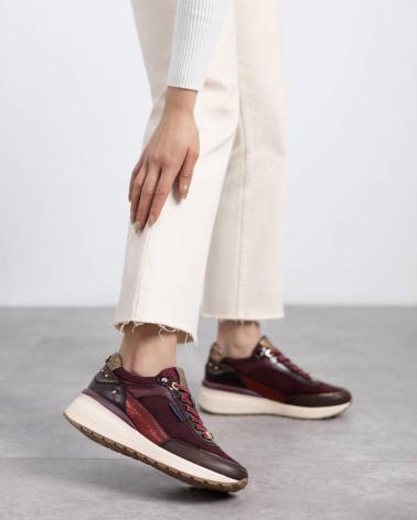 CARMELA 162652 BURGUNDY SNEAKERS BURDEOS