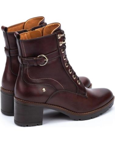 PIKOLINOS BOTINES DE TACON LLANES W7H MARRON MARRóN