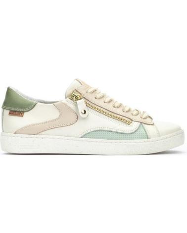 SNEAKERS PIKOLINOS LANZAROTE W7B BEIGE CON CERNIERA BLANCO