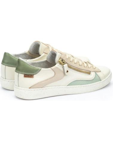 SNEAKERS PIKOLINOS LANZAROTE W7B BEIGE CON CERNIERA BLANCO