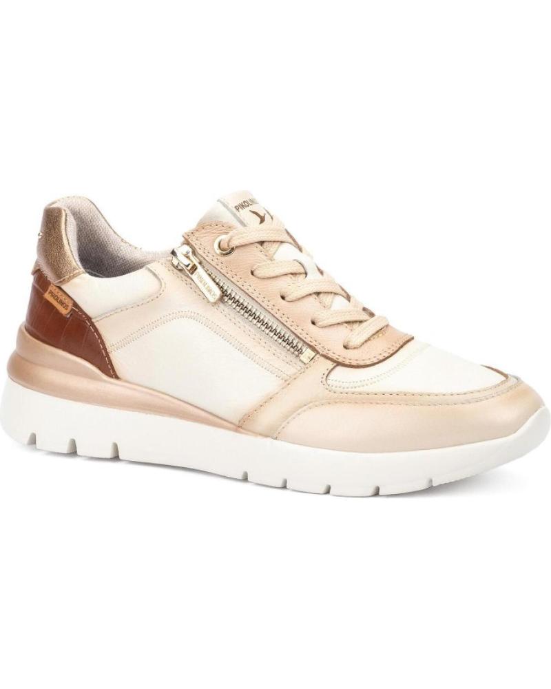 PIKOLINOS ZAPATO DEPORTIVO PARA MUJER W4R-6524C2 COLOR NATA BLANCO