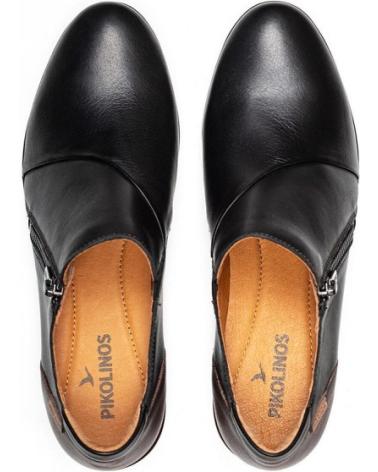 PIKOLINOS ZAPATO ABOTINADO CREMALLERA BLACK NEGRO