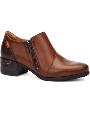 PIKOLINOS ZAPATO ABOTINADO CREMALLERA CUERO