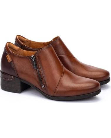 PIKOLINOS ZAPATO ABOTINADO CREMALLERA CUERO