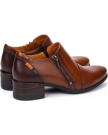 PIKOLINOS ZAPATO ABOTINADO CREMALLERA CUERO