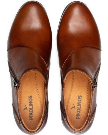 PIKOLINOS ZAPATO ABOTINADO CREMALLERA CUERO