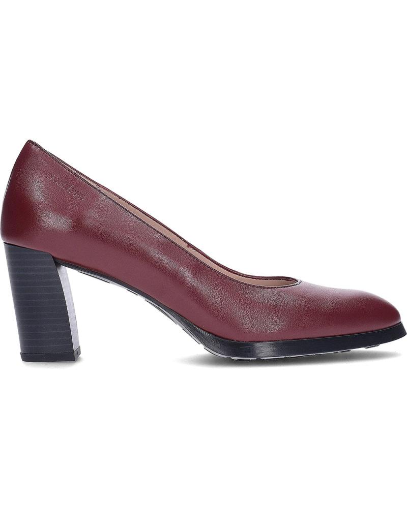 WONDERS FENIX L-1101 WINE RED HEELED SHOES VINO