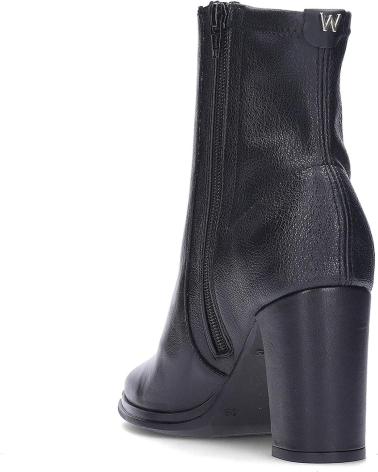 BOTINES WONDERS M-5151 TREZE 51 NEGROS NEGRO