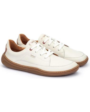 PIKOLINOS ARANJUEZ U9F-4285C1 NATA - SAPATOS BAREFOOT DE COURO NATA