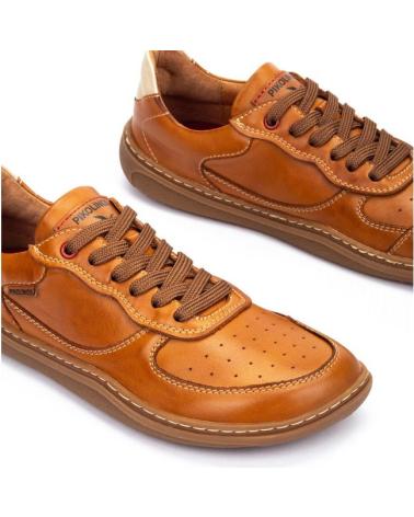 PIKOLINOS ZAPATOS DE SPORT HOMBRE U9F-6363 CUERO MARRóN