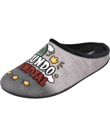 PINTURINES V-228- ZAPATILLAS DE CASA HOMBRE NEGRO