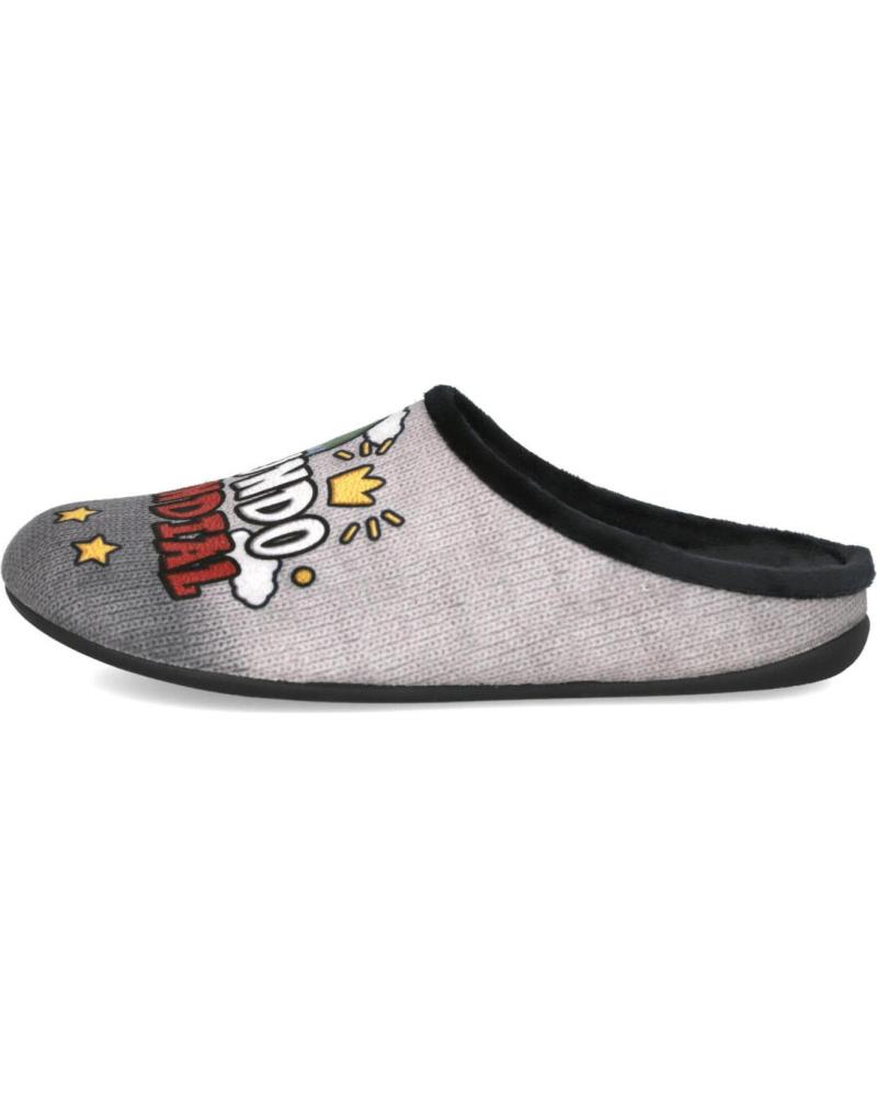 PINTURINES V-228- ZAPATILLAS DE CASA HOMBRE NEGRO