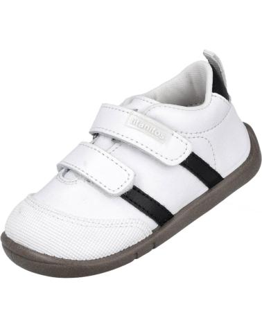 TITANITOS B500-MAURO DEPORTIVAS BAREFOOT NINO BLANCO-AZUL