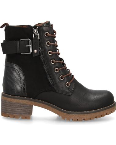 BOTAS SPORT3PUNTO0 8126 NEGRAS CON CORDONES VARIOS COLORES