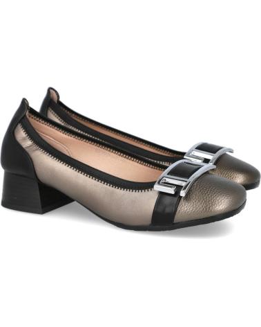 BUBBLE BOBBLE E25501 BAILARINAS METALIZADAS DE TACON BAJO MUJER BRONCE