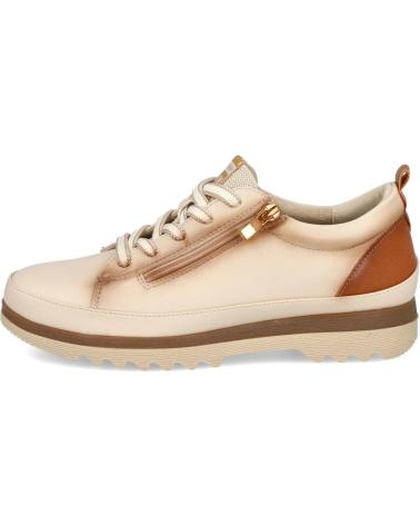 BUBBLE BOBBLE DEPORTIVOS SINTETICOS CON CORDONES Y CREMALLERA PARA MUJER BEIGE
