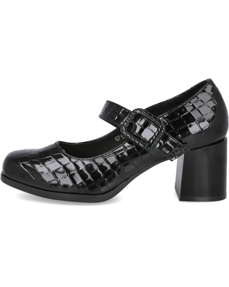 BUBBLE BOBBLE GP1556 ZAPATOS DE TACON ESTILO MARY JANE NEGRO