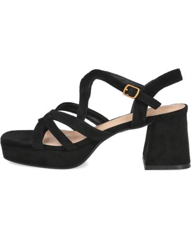 BUBBLE BOBBLE M2504 SANDALIAS DE TACON CON PLATAFORMA NEGRO