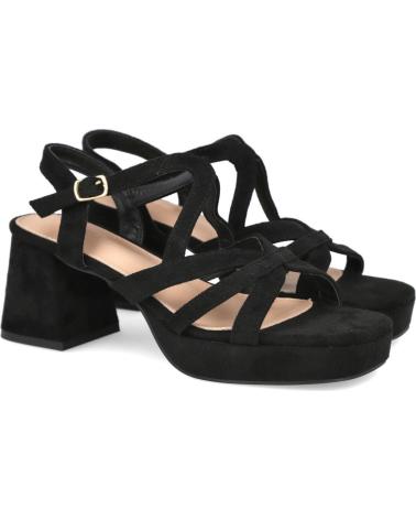 BUBBLE BOBBLE M2504 SANDALIAS DE TACON CON PLATAFORMA NEGRO