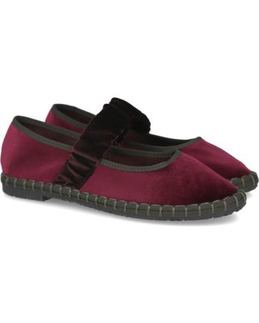 BUBBLE BOBBLE CD-51 MERCEDITAS DE TERCIOPELO MUJER BURDEOS-GRIS