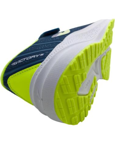 JOMA VICTORY JR 2533 - SNEAKERS CASUAL BAMBINO BLU MARINO / GIALLO FLUO AZUL