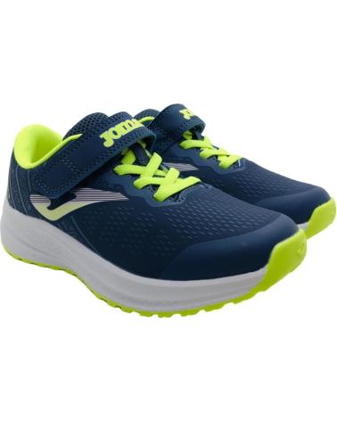 JOMA VICTORY JR 2533 - SNEAKERS CASUAL BAMBINO BLU MARINO / GIALLO FLUO AZUL
