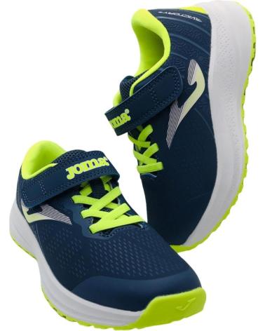 JOMA VICTORY JR 2533 - SNEAKERS CASUAL BAMBINO BLU MARINO / GIALLO FLUO AZUL