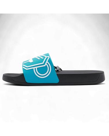 BLACK BANANAS CHANCLAS COMMANDER SLIDES NEGRO Y AZUL