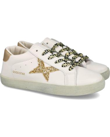 SNEAKERS CASUAL BUBBLE BOBBLE DT8003 BIANCO-ORO BLANCO-ORO