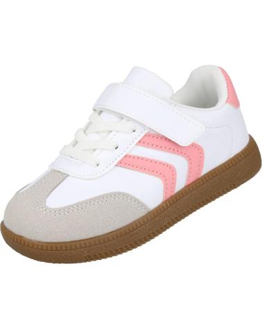 BUBBLE BOBBLE BUBBLE KIDS C1329-S ZAPATILLAS CASUAL BLANCO Y ROSA BLANCO - ROSA