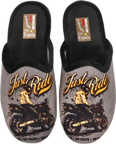 BUBBLE BOBBLE 60-45 'FIRST RIDE' BLACK SLIPPERS NEGRO