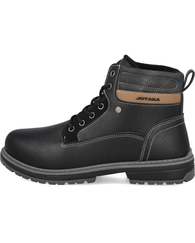 BOTTINES BUBBLE BOBBLE NU10524 NOIRES À LACETS ET FERMETURE ÉCLAIR NEGRO