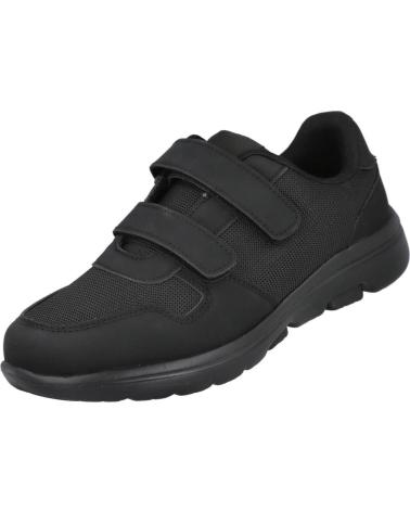 ZAPATILLAS DEPORTIVAS BUBBLE BOBBLE SU9501-1 NEGRAS CON CIERRE DE VELCRO NEGRO