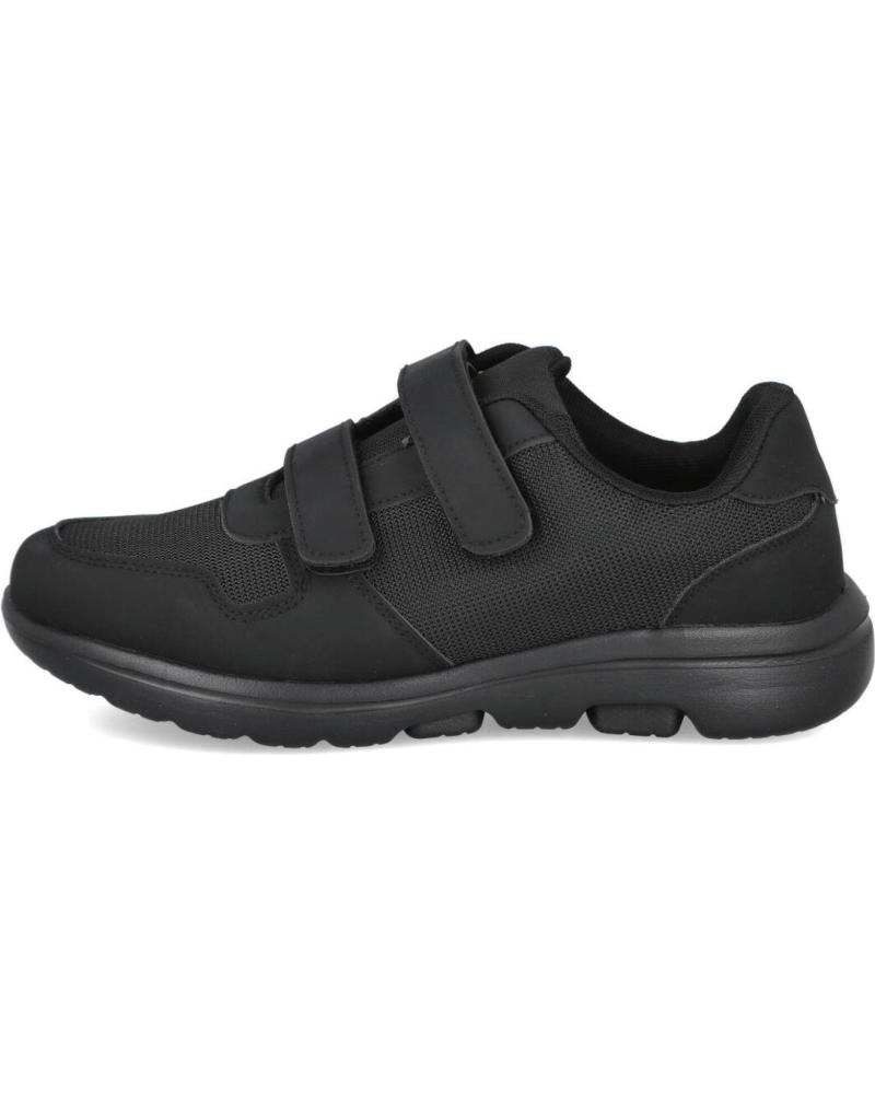 ZAPATILLAS DEPORTIVAS BUBBLE BOBBLE SU9501-1 NEGRAS CON CIERRE DE VELCRO NEGRO