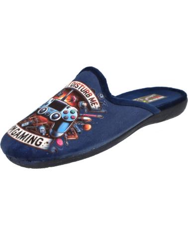 BUBBLE BOBBLE 60-42 HAUSSCHUHE MARINEBLAU 'I'M GAMING' MARINO