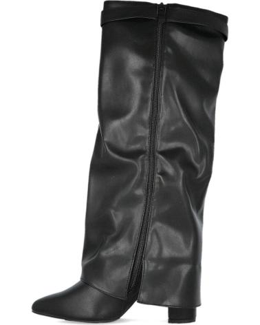 BUBBLE BOBBLE BM177 BOTAS ALTAS DE TACON PARA MUJER DE MODA NEGRO