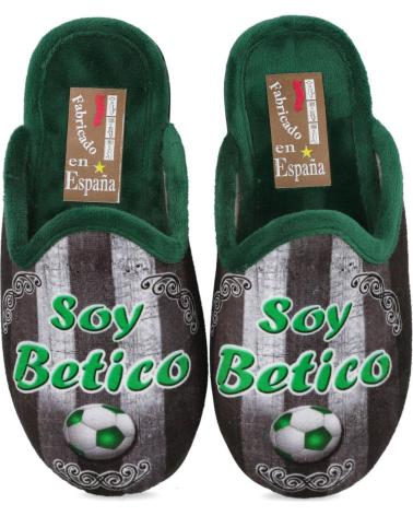 BUBBLE BOBBLE 220 - GREEN KIDS' HOME SLIPPERS 'SOY BÉTICO' VERDE