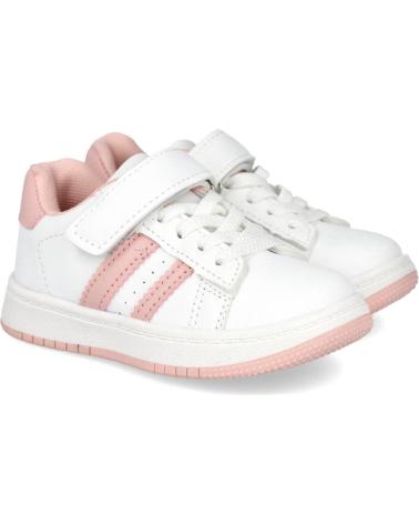 ZAPATILLAS DEPORTIVAS BUBBLE BOBBLE N21-83 BLANCO ROSA ROSA