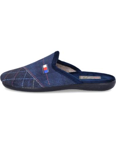 BUBBLE BOBBLE 60-C50 MEN'S HOUSE SLIPPERS NAVY MARINO