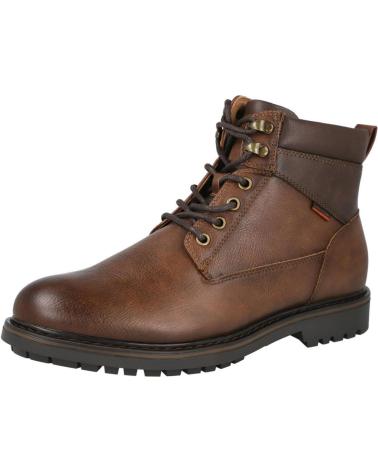 BOTAS DE CORDONES Y CREMALLERA BUBBLE BOBBLE A950 MARRÓN MARRON